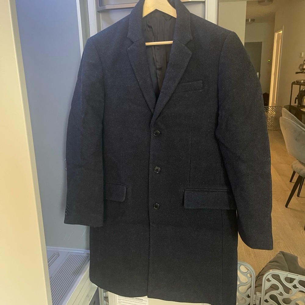 Club Monaco Wool Twill Topcoat